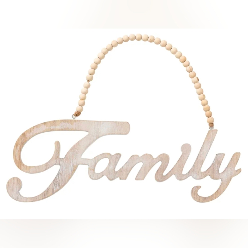 New Rustic Wooden Family Wall Hanging Decor